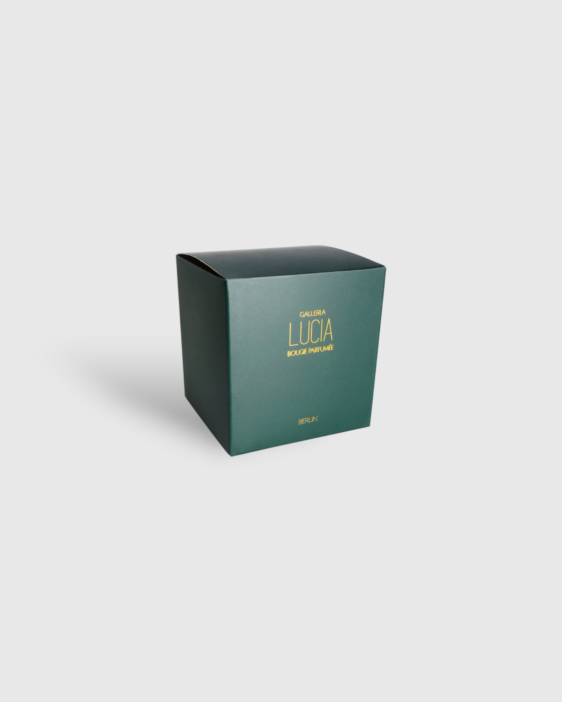Green box with 'Lucia' branding on a white background
