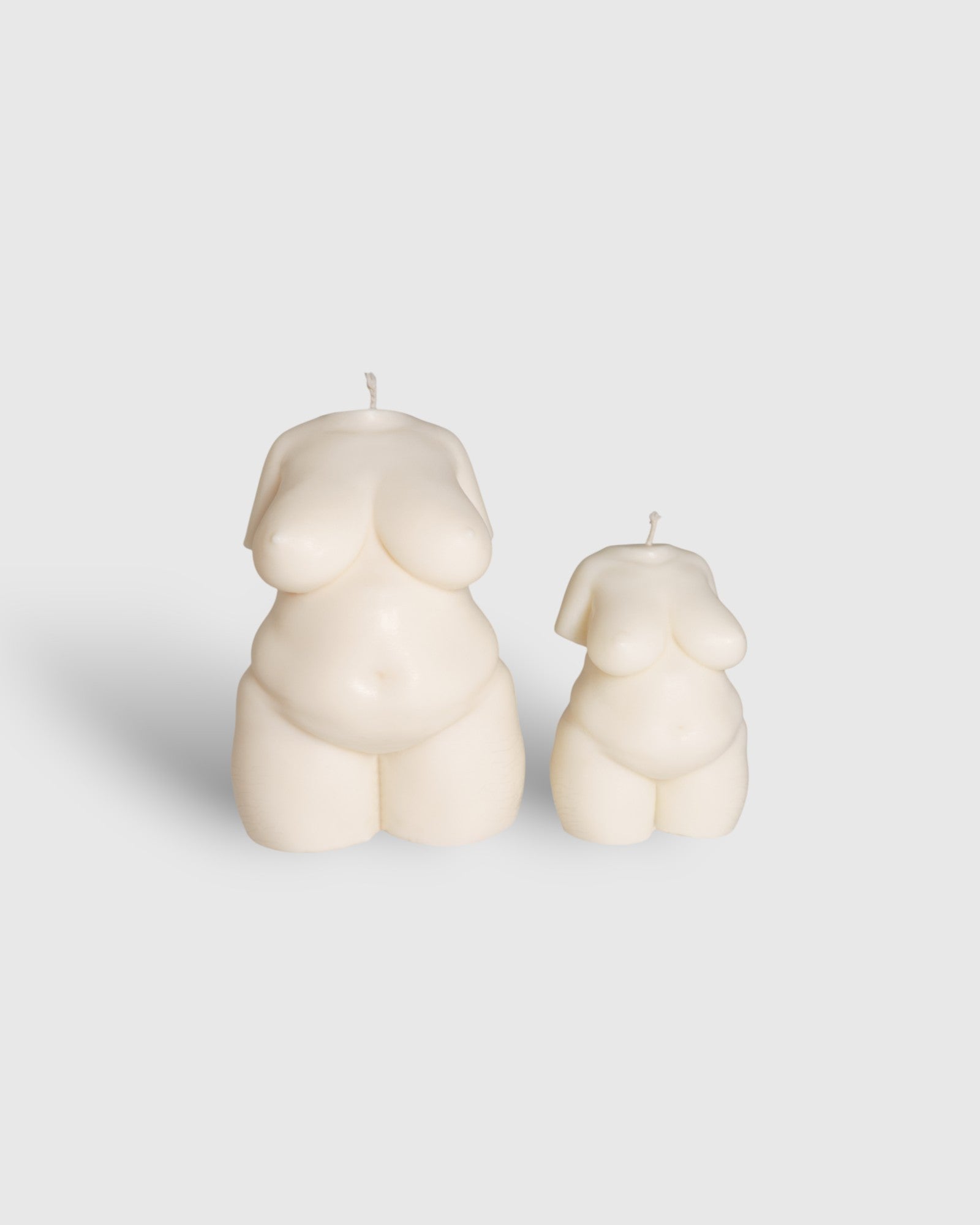 Plus size torso candles