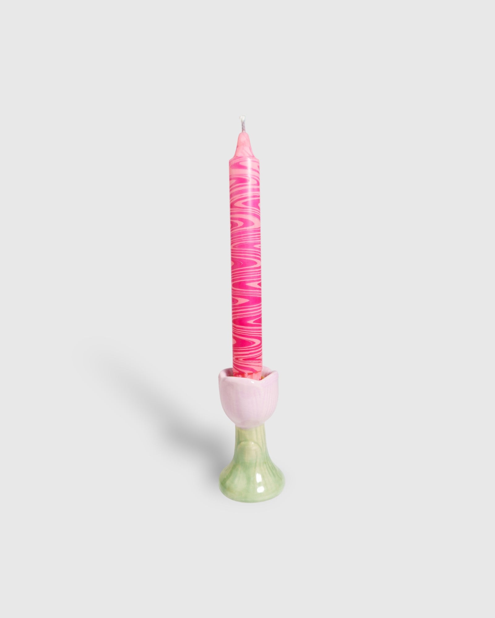 Marmorierte Spitzkerzen