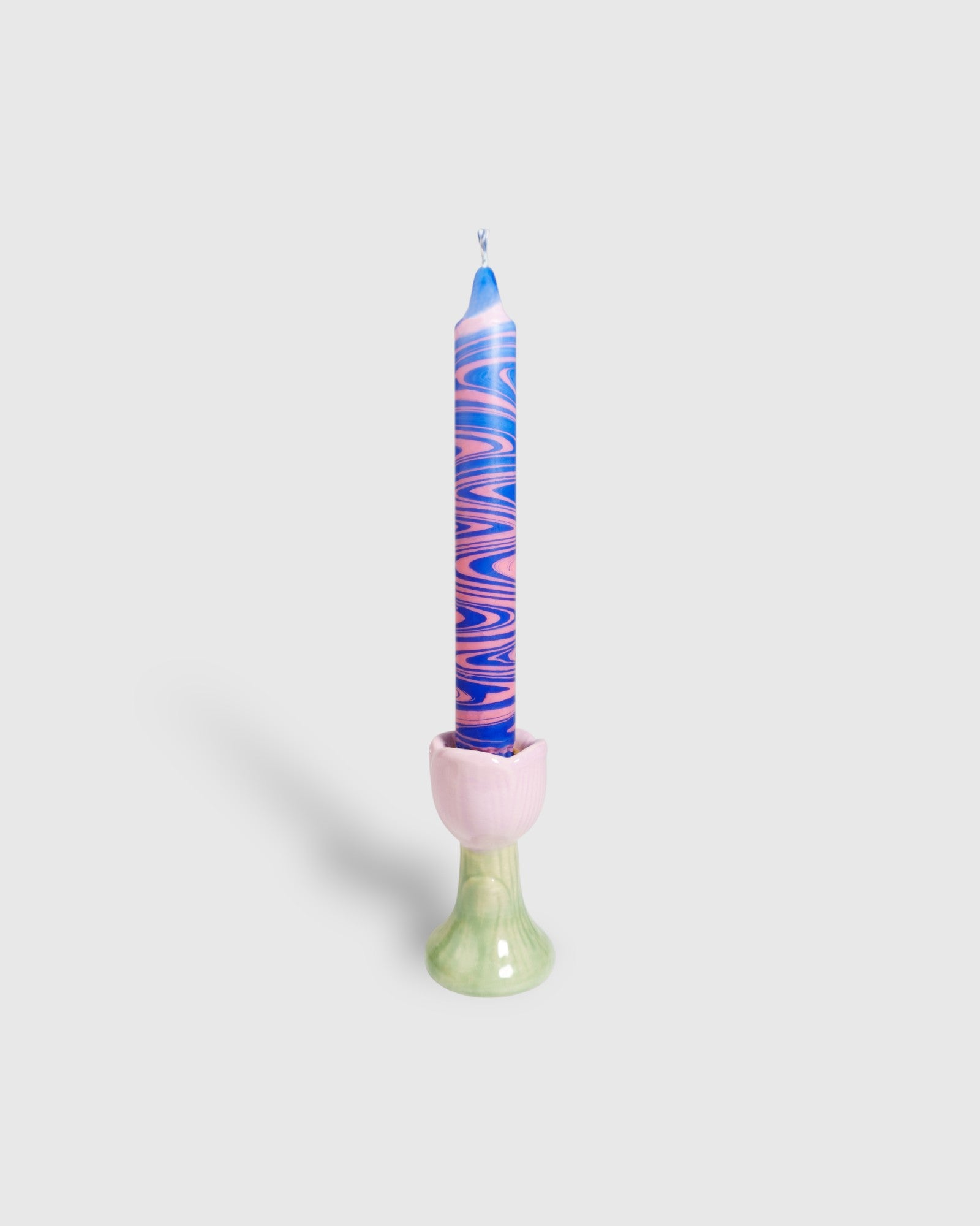 Marmorierte Spitzkerzen