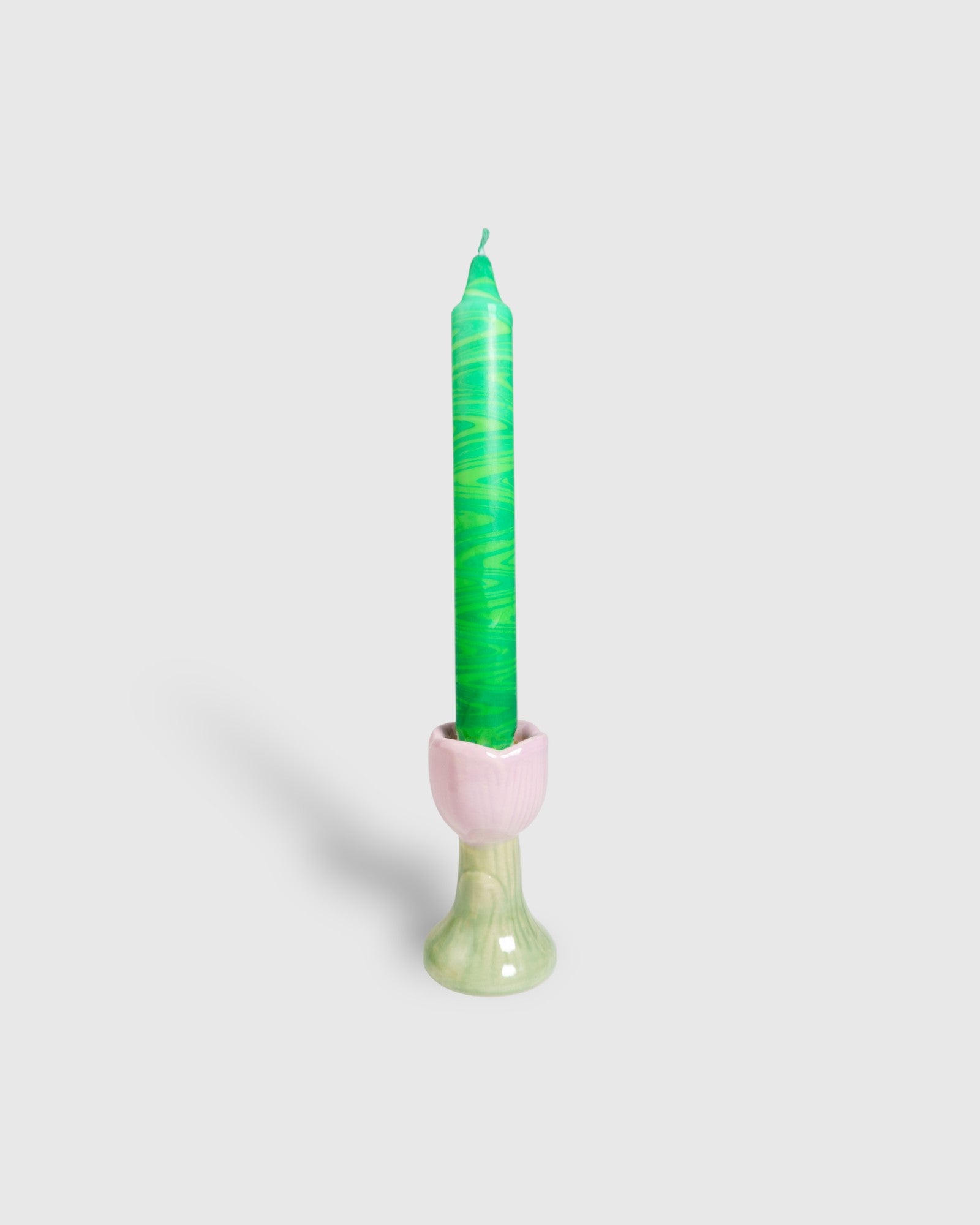 Marmorierte Spitzkerzen