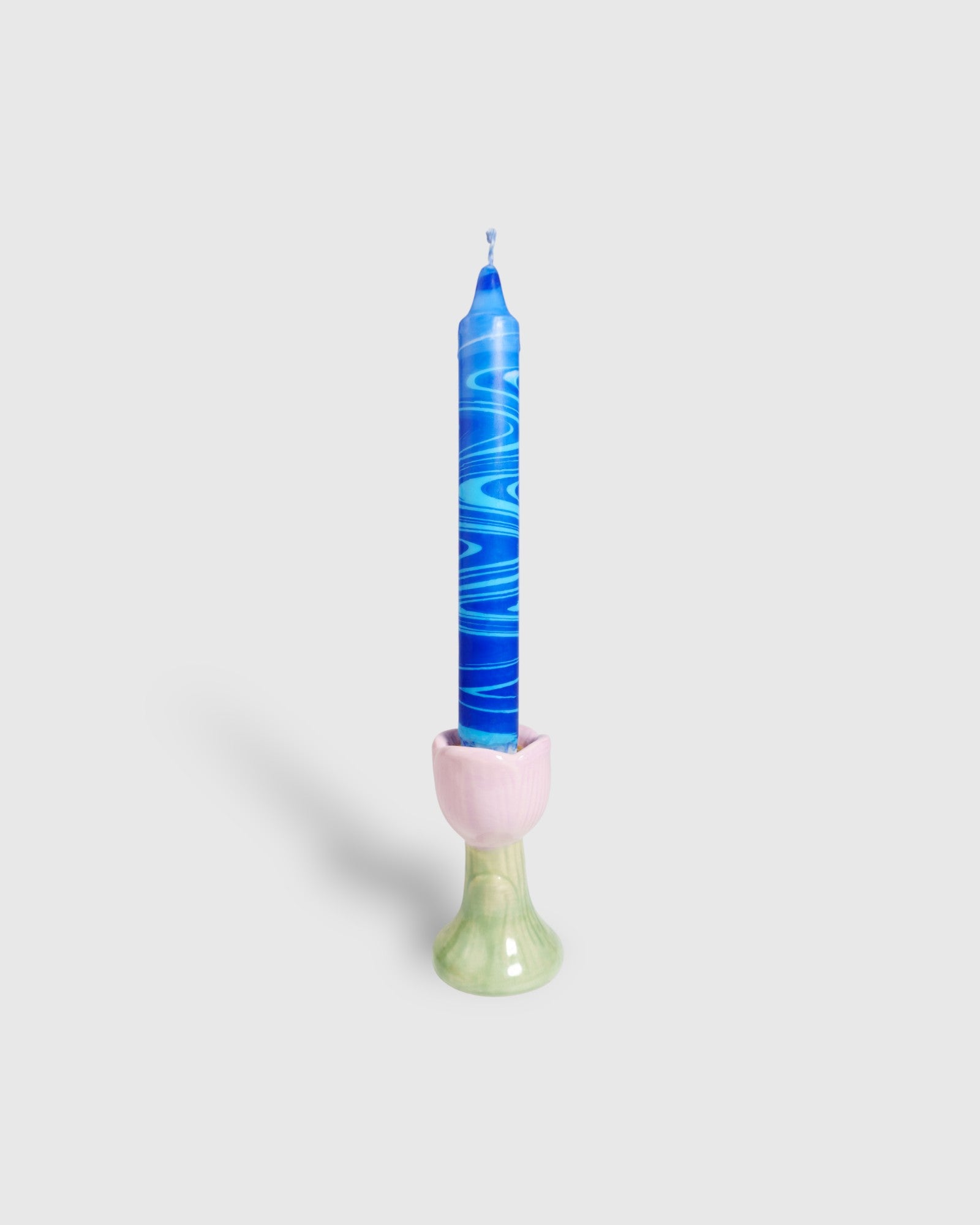 Marmorierte Spitzkerzen