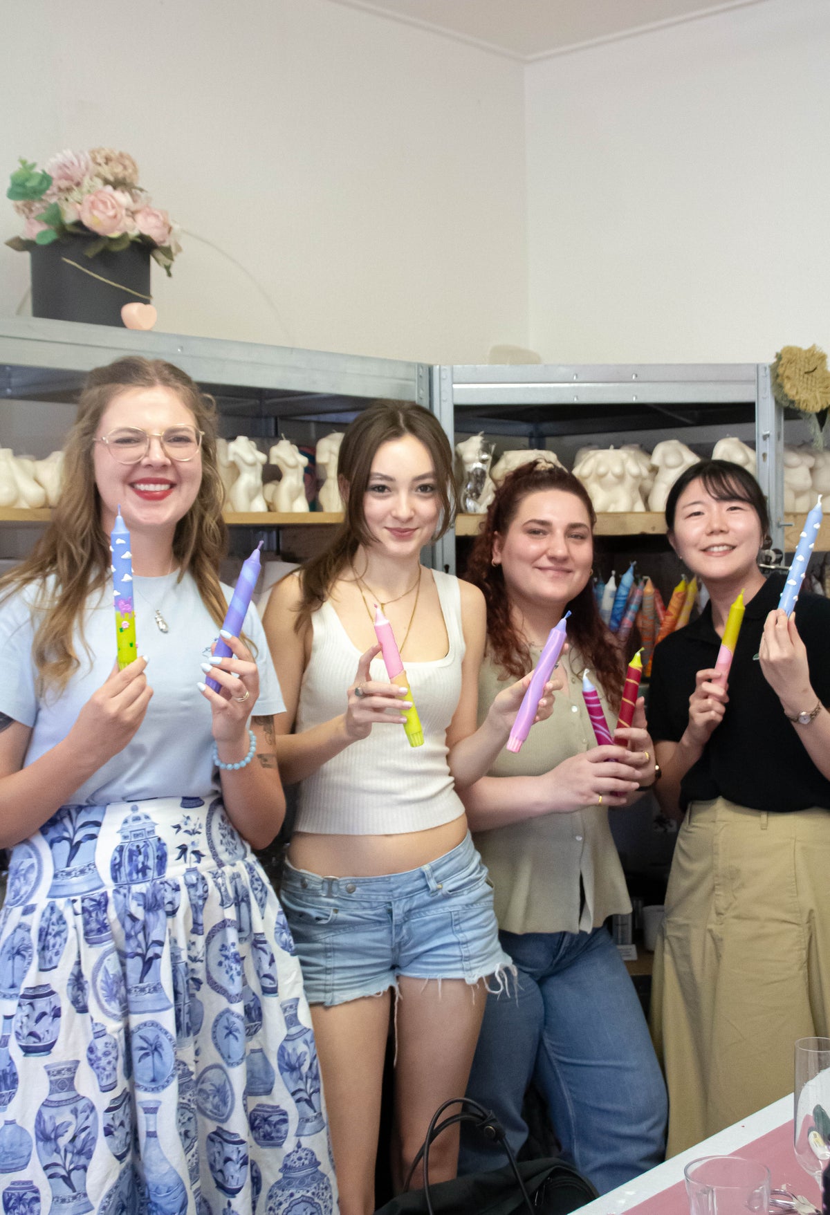 Dip-Dye & Design – Tafelkerzen färben Workshop in Berlin